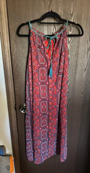 Reddish Orange Dress thumbnail 2