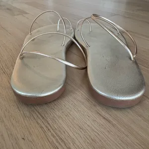 Ancient Greek Sandals Kansiz Metallic Toe-Loop Sandals 37 Platinum thumbnail 6