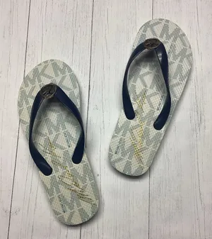 Michael Kors Navy And White Flip Flops Sandals Size 8 thumbnail 1