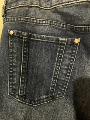 Jennifer Lopez Dark Blue Flare Jeans thumbnail 8