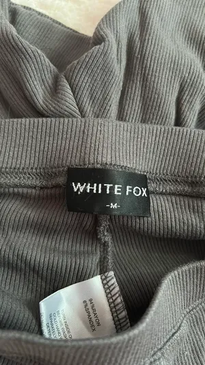 white fox biker shorts thumbnail 2