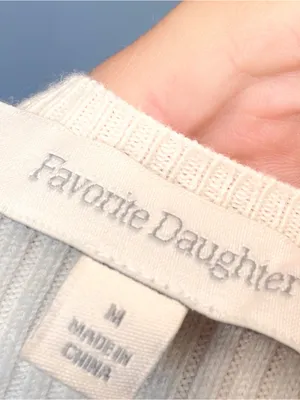 FAVORITE DAUGHTER The Park Avenue Rib Top thumbnail 7