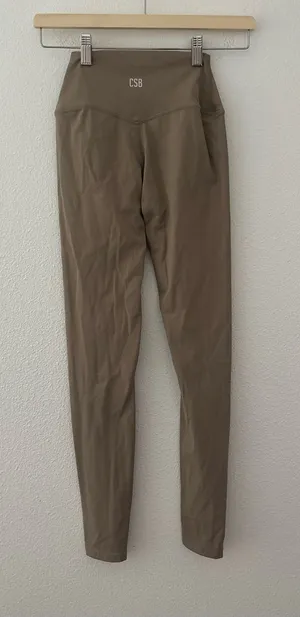 CSB x Isabelle Mathers tan freedom leggings thumbnail 1