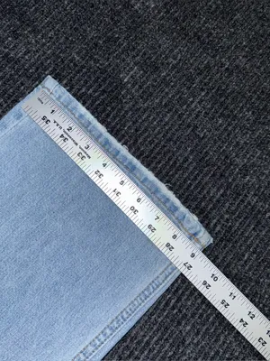 VTG Y2K Hollister Jeans Sz 5 / 29 LONG Light Wash Low Rise Distressed Flare Surf thumbnail 13
