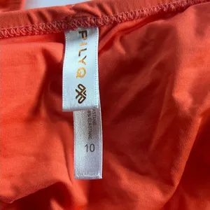 NWOT PILYQ Mango Tango Orange Studded Side Cut-Out Monokini One-Piece Size 10 thumbnail 5