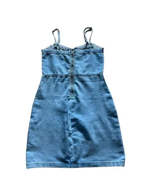 Blue Steel Denim Mini Dress Small thumbnail 2