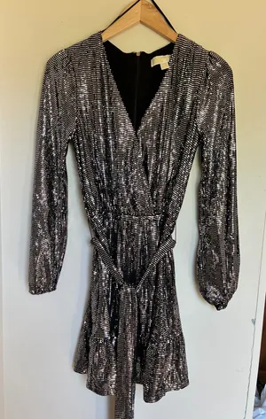 Michael kors sparkling dress thumbnail 1