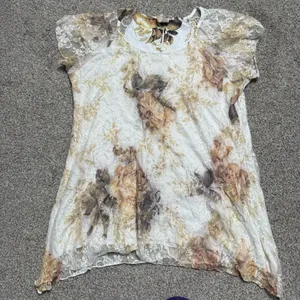 Short sleeve blouse White Size L thumbnail 1