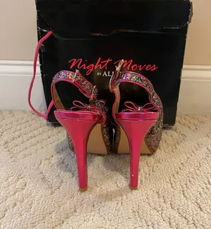 Night moves by allure Multicolored Sparkle Heel thumbnail 3