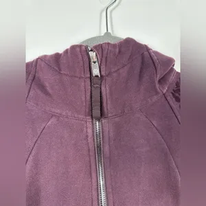 Lululemon Scuba Hoodie Floral‎ Flock Plum Zip Up Jacket Women’s Size 8 thumbnail 6