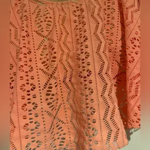 Xhilaration Melon Coral Crochet Adjustable Straps Bikini Top‎ Women’s Large thumbnail 4
