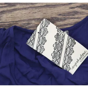 Eyeshadow Juniors Flutter-Sleeve High-Low Blouse Top Navy Blue M thumbnail 3