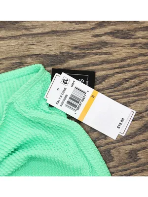 NWT Salt + Cove Juniors Rib Scrunch Cover-up Skirt SC251008MB Mint Tea Green S thumbnail 7