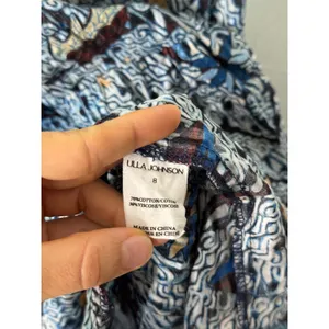 Ulla Johnson Denia Dress Blue Floral Ruffle Tiered Mini 8 thumbnail 4