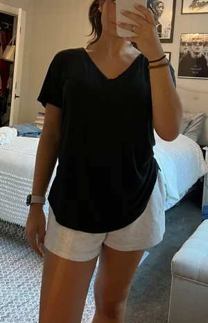 Abercrombie Black V Neck thumbnail 1