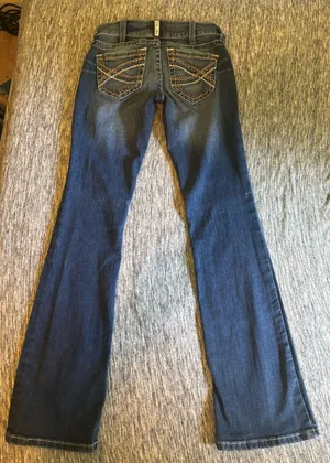 Ariat Women’s Real Denim Mid-Rise Bootcut  thumbnail 1