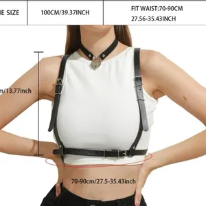 Black Harness Underbust Suspender belt New thumbnail 4