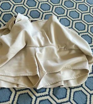 ZARA Beige Skort thumbnail 5