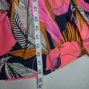 Calypso Bermuda Pink Floral Halter Wrap Maxi Dress Size 8 Fits Small thumbnail 7