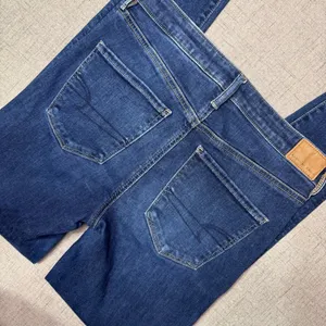 American Eagle AE Next Level High Waisted Jegging Dark Skinny Jeans Size 8 thumbnail 9