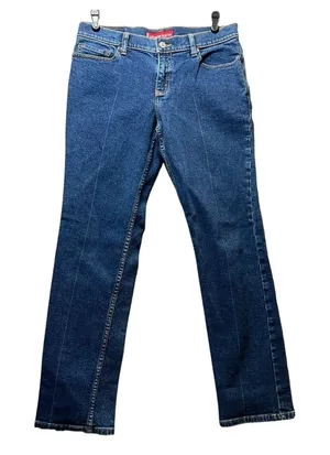 Levis Superlow Stretch 507 Jeans Dark Wash‎ Straight Leg Junior 9 L S 507-5585 thumbnail 1