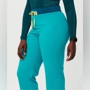 Figs Yola‎ skinny leg scrub pants in teal Size XXL/T thumbnail 4