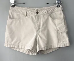 The North Face A5 Series Mini Shorts Size 8 Khaki Canvas Cargo Hiking Gorpcore thumbnail 1