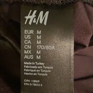 ✨ H&M Brown Imitation leather leggings✨ thumbnail 3