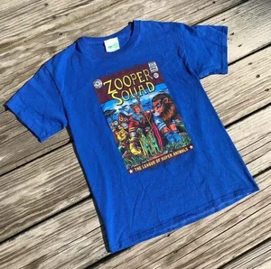 Royal Blue Zooper Squad Animal Graphic Tee thumbnail 1