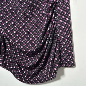 White House Black Market Sleeveless Cowl Neck Geometric Print Tank Top Small‎ thumbnail 6