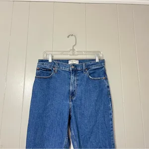 Abercrombie & Fitch The Mom High Rise Jeans Womens 28 Blue Ankle Y2K thumbnail 3