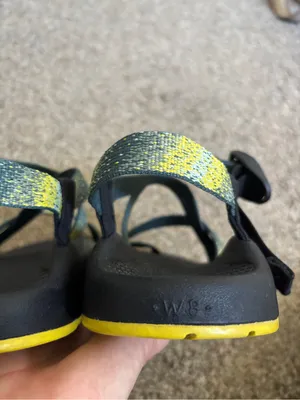 Chaco Z2 Sandals with Green and Yellow Straps Women’s Size 8 thumbnail 5