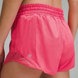 Lululemon Hotty Hot short HR 4 inch Glaze Pink Size 4 Like New Barbiecore Rush thumbnail 2