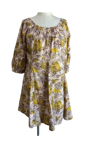 NWT Anthropologie Daily‎ Practice Mollie Floral Tunic Dress XS Boho Cottagecore thumbnail 1