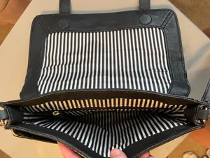 Vintage Kate Spade Purse Leather Black thumbnail 4