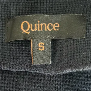 Quince‎ Women's Navy Organic Cotton Knit Blazer Size Small EUC thumbnail 6