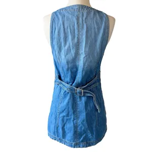 Free People We The Free Out Of Office Vest Dress in Busy Blue thumbnail 12