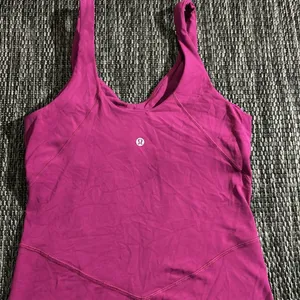 Lululemon Align Romper 8" Nulu Lightweight Buttery Soft Magenta Purple Size 10 thumbnail 3
