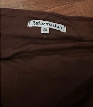 NWOT Reformation Cello Top in Chestnut Brown thumbnail 5