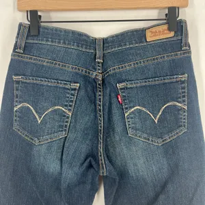 Levi's Skinny Jeans Womens 27 Blue Denim Cotton‎ Stretch Medium Wash Mid Rise thumbnail 5