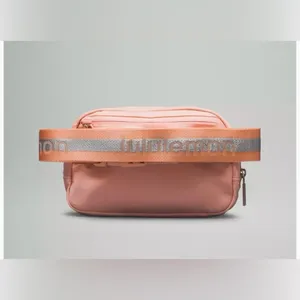 NWT Lululemon Everywhere Belt Bag 1L Pink Mist Silver Logo thumbnail 5