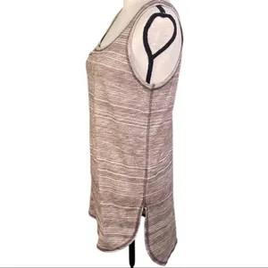 PRANA beige and brown “Kiely Sleeveless Tunic Tank Top” in size Small. EUC thumbnail 6