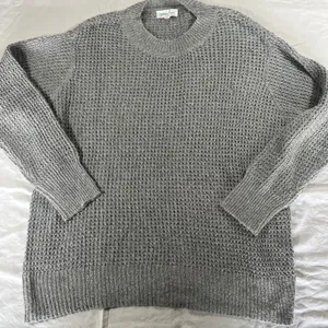Grace & Lace Boyfriend Slouchy Knit Sweater Womens Large Gray Long Sleeve thumbnail 1