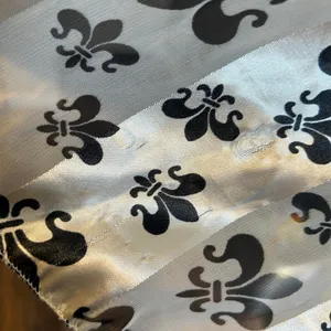 New Orleans Saints Scarf Lot of 2 Blue White Black fleur Del Lis Silk Feel Sport thumbnail 8