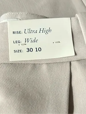 Abercrombie & Fitch Ultra High Sloane Tailored Wide Leg Pants Size 30/10 thumbnail 6