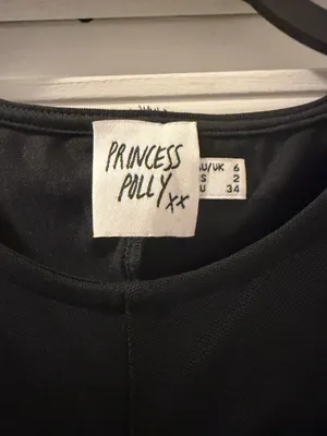 Princess Polly Black Ruched Mesh Mini Dress thumbnail 2