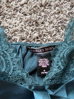 Victoria's Secret Pleated Rhinestone Strap Babydoll Chemise thumbnail 2