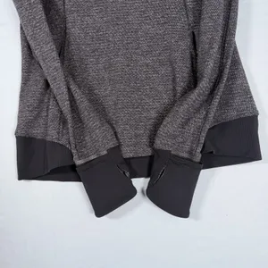 Lululemon Size-12 Womens Runderful Black Heather 1/2 Zip Pullover‎ Sweater thumbnail 10