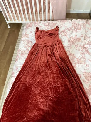 Azazie Velvet Dress thumbnail 2