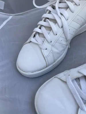 adidas Grand Court White and Black Classic Low Top Sneakers - Size 8.5 thumbnail 6